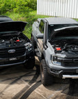 FORD RANGER RAPTOR NEXT GEN 5 INCH STAINLESS SNORKEL AND TWIN INTAKE ALLOY AIRBOX KIT