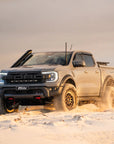FORD RANGER RAPTOR NEXT GEN 5 INCH STAINLESS SNORKEL AND TWIN INTAKE ALLOY AIRBOX KIT