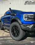 FORD RANGER RAPTOR NEXT GEN 5 INCH STAINLESS SNORKEL AND TWIN INTAKE ALLOY AIRBOX KIT